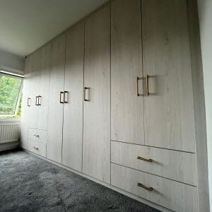 Replacing Fitted Wardrobes in Leeds with Modern clean style